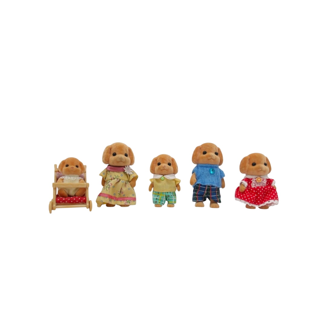 Sylvanian Families - Famille chiens caniches - x5 Très bon état -  reconditionné disponible sur Label Emmaüs